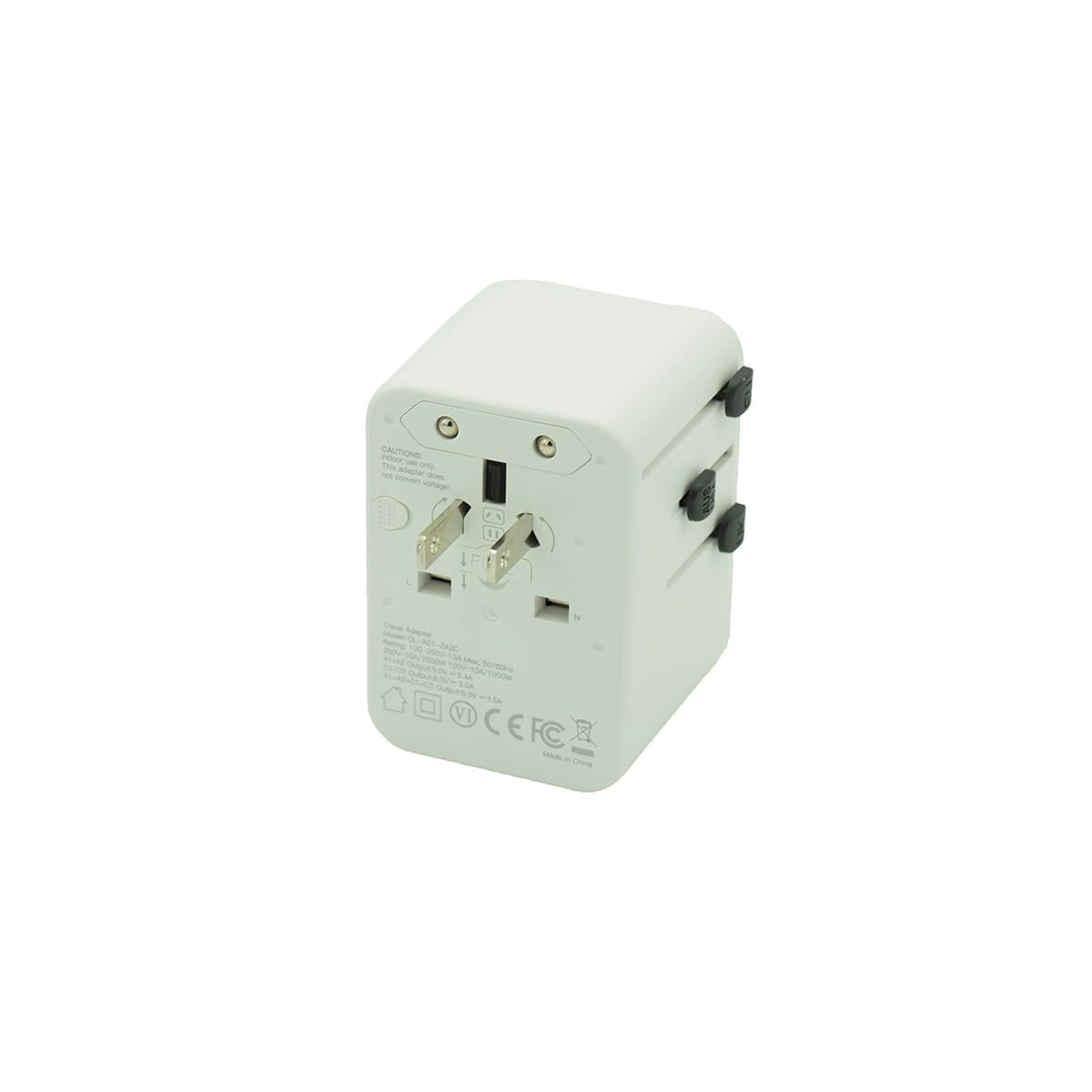 Kolumbus Weltreisestecker 4-in-1