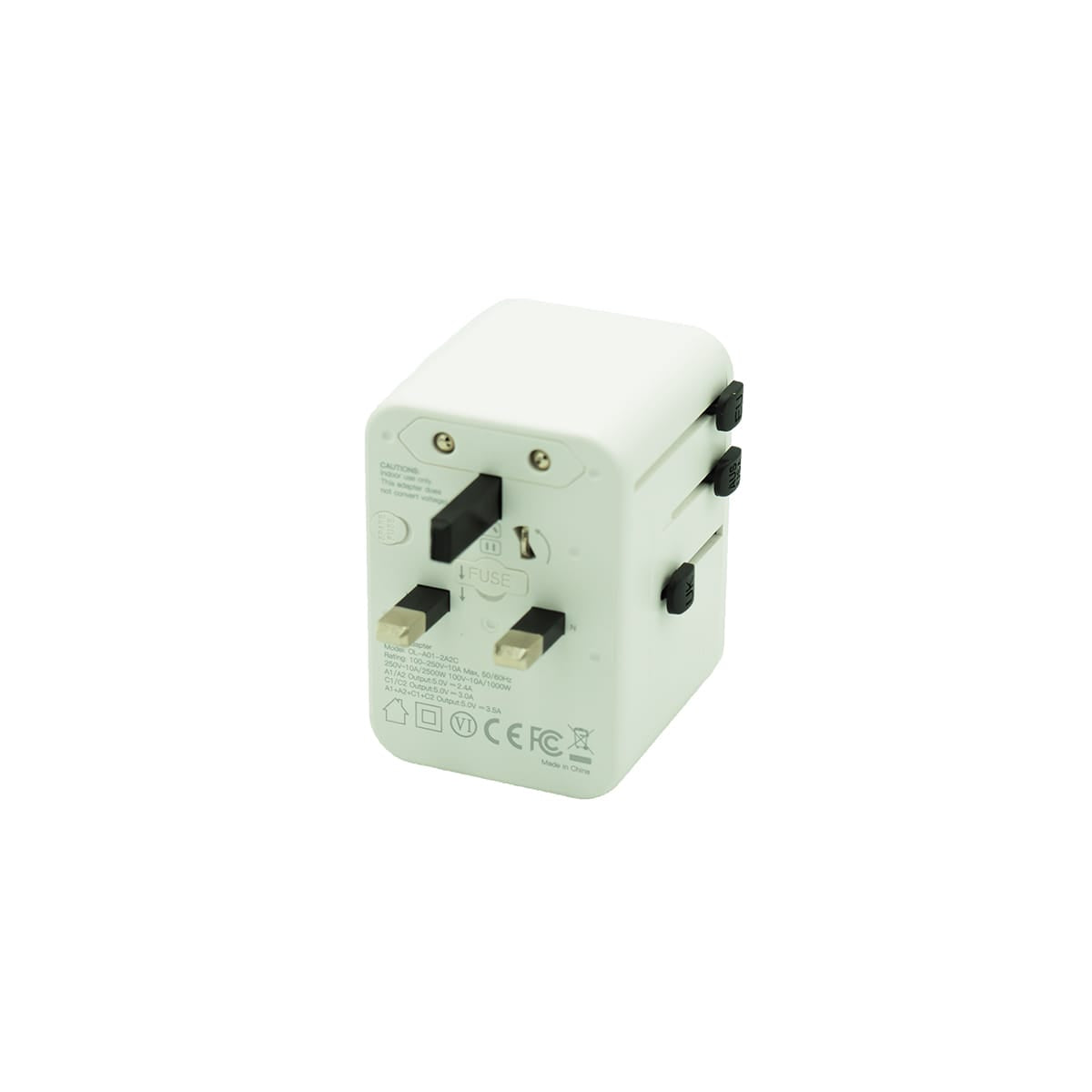Kolumbus Weltreisestecker 4-in-1