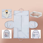 Reisetasche mit Anzugtasche und Trolley-Lasche