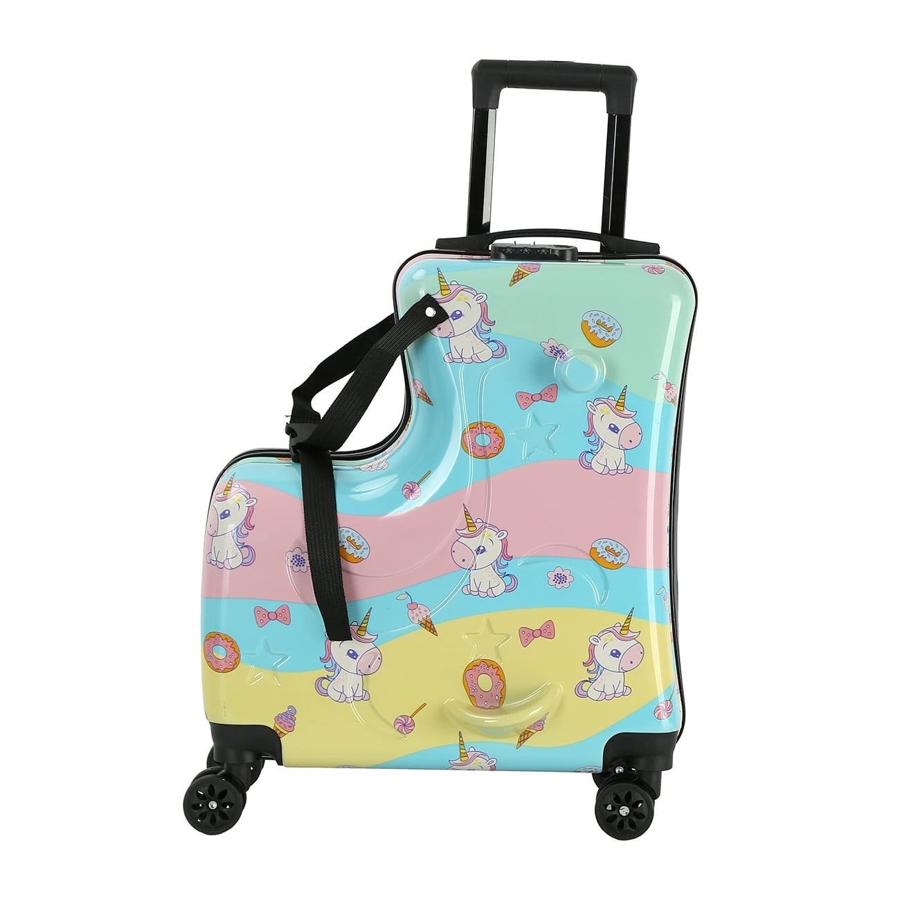 Kinder-Reisekoffer mit Sitz